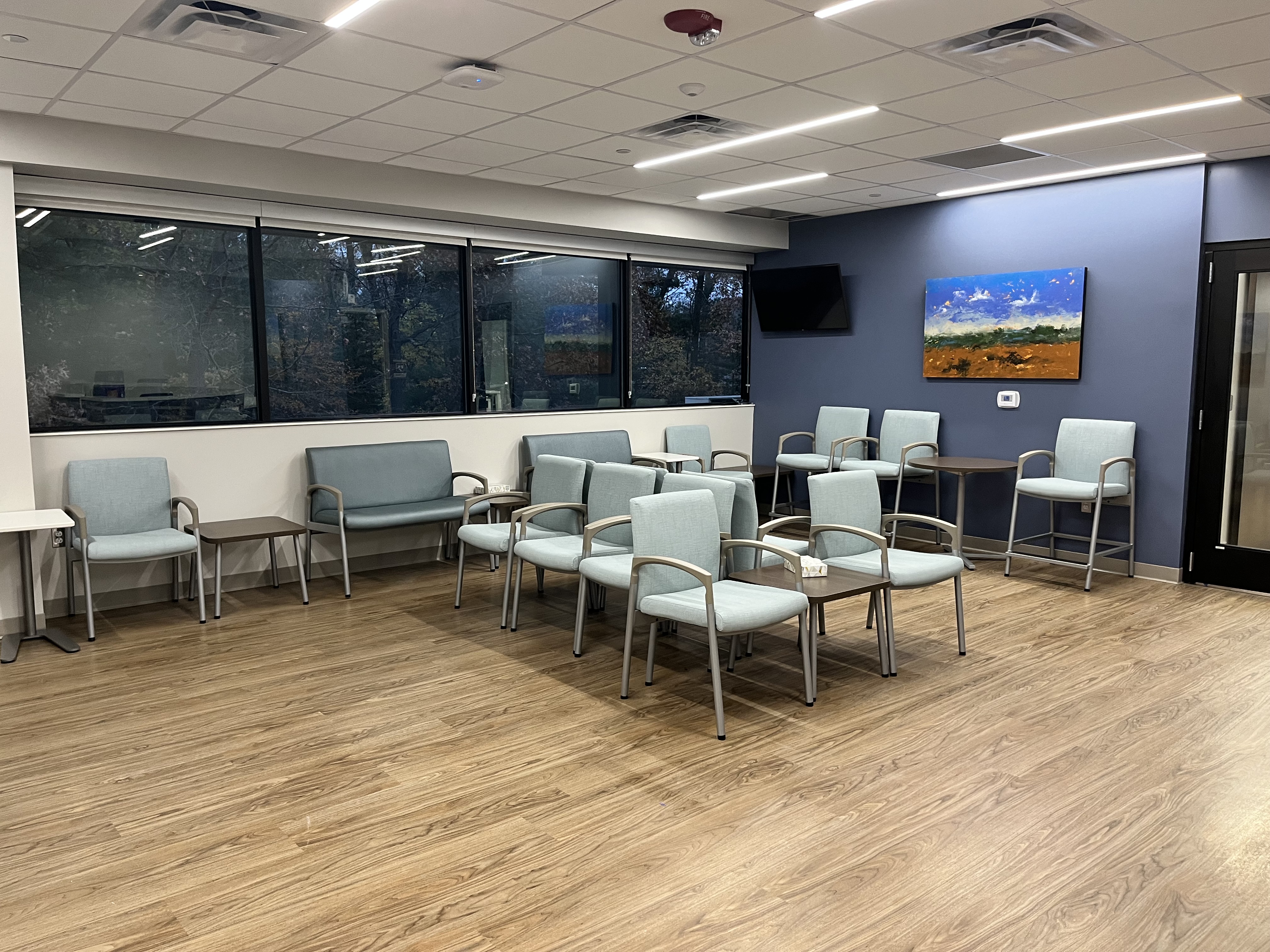Lobby of the new Trinity Health Neuroscience Center - Muskegon